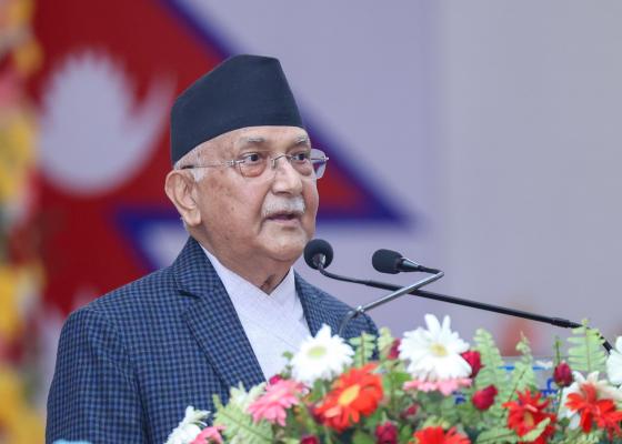 सुुनकोशी मरिन डाइभर्सन समयमा नसकिए ठेक्का तोड्ने प्रधानमन्त्री ओलीको चेतावनी
