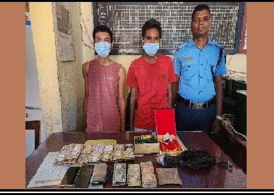 लहानबाट ११९ ग्राम ब्राउनसुगरसहित दुई युवक प्रहरी नियन्त्रणम
