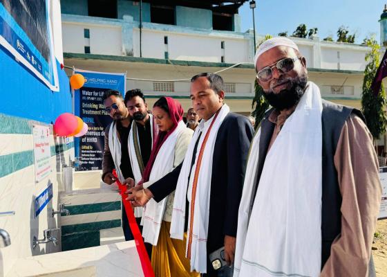 हेल्पिङ हार्टद्वारा गोलबजार ११ बलकावाको मदरसालाई शुद्ध पीउने पानीको प्रवन्ध हेल्पिङ हार्टद्वारा गोलबजार ११ बलकावाको मदरसालाई शुद्ध पीउने पानीको प्रवन्ध