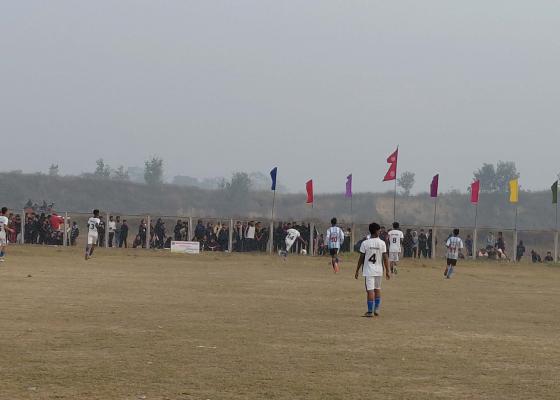 सृजना स्कूलले उचाल्यो प्रथम गोलबजार नगर स्तरीय बिद्यालय फुटबल प्रतियोको उपाधी