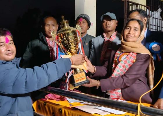 सातौ मेयरकप फुटबल प्रतियोगिताको उपाधी सिन्धुलीलाई