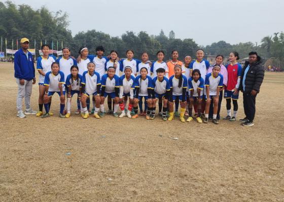 सातौ मेयरकप फुटबल प्रतियोगिता : मैत्रीपुर्ण महिला फुटबलमा मलिथम उदयपुर विजयी सातौ मेयरकप फुटबल प्रतियोगिता : मैत्रीपुर्ण महिला फुटबलमा मलिथम उदयपुर विजयी