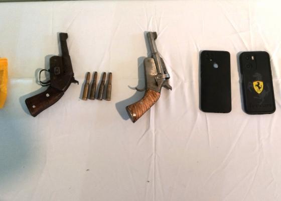 बेल्हाकट्टी डकैती घटनामा संलग्नरहेका चारजना पेस्तोल, गोली र लागुऔषधसहित पक्राउ