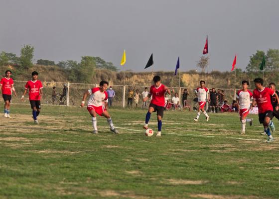 नवौ गोलबजार मेयर गोल्डकपको उद्घाटन खेलमा इटहरी विजयी