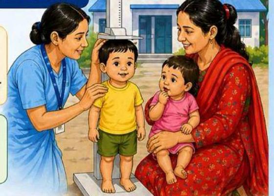 सिरहामा मंगलबारबाटै  ‘राष्ट्रिय पोषण लेखाजोखा अभियान’ सुरु