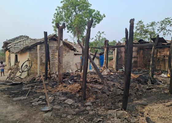 गर्मिसँगै बढ्यो सिरहामा आगलागीको घटना 