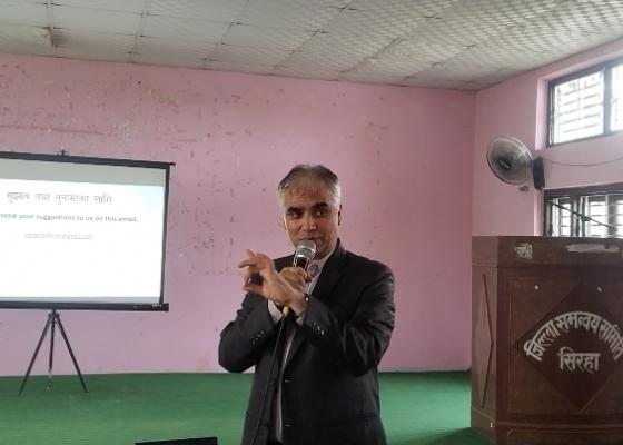 कुनै कार्यालयमा भ्रष्टाचारभए त्यसको प्रमुख जिम्मेवार कार्यालय प्रमुख हुनेछ : सहसचिव भुषाल