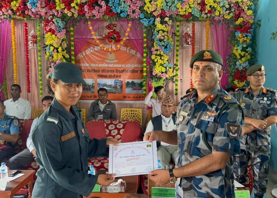 प्राप्त ज्ञान–शिप व्यवहारमा लागुगरे तालिमको उद्देश्य पुराहुन्छ : वाहिनीपति भट्ट 