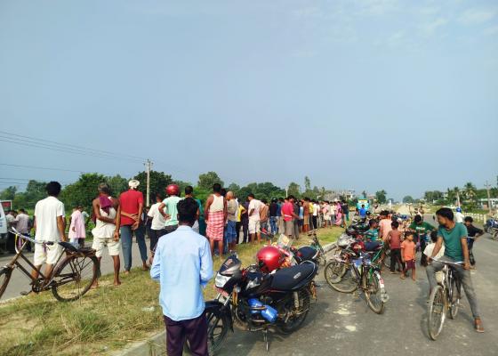 सिरहामा ट्रकले किचेर एक पैदलयात्रिको मृत्यु 