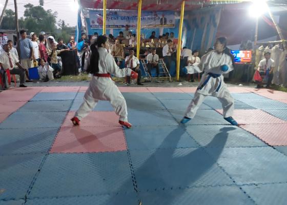 दोस्रो वडा अध्यक्ष अन्तर प्रदेश आमन्त्रित कराँते प्रतियोगिता सम्पन्न,  प्रगती डोजो कटारी प्रथम 