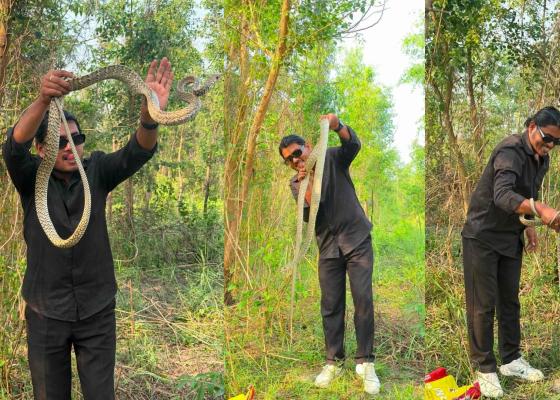 सर्पसँग आठ वर्षको संगत, उद्धारमा रमेशको जीवन